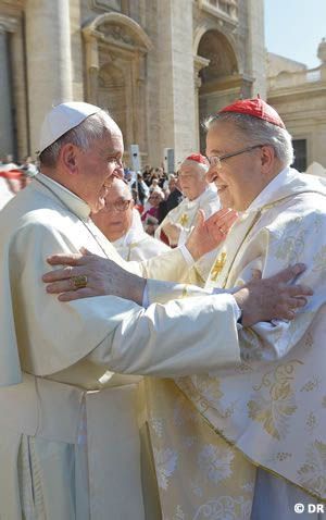 pape francois et cardinal andré vingt trois