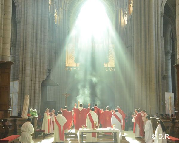 Le déroulement de la messe