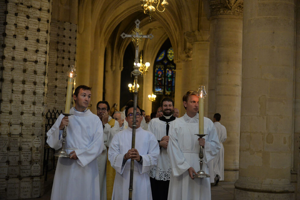 Le déroulement de la messe Œuvre des Vocations