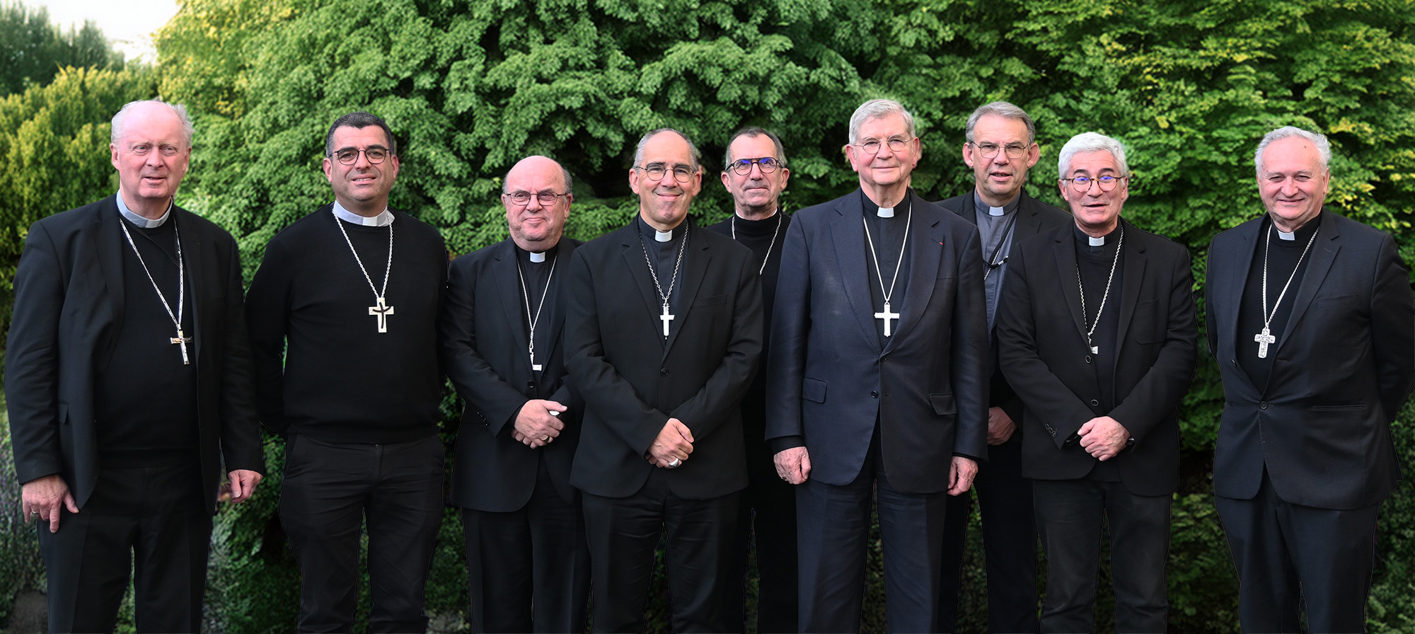 Province de Paris Lourdes 2025 (2) Mgr Tois Directeur de L'ODv et les évêques d'IDF